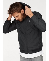 schwarze Windjacke von Jack & Jones