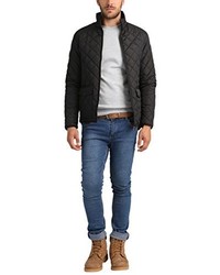 schwarze Windjacke von James Tyler