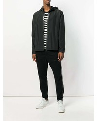 schwarze Windjacke von MSGM