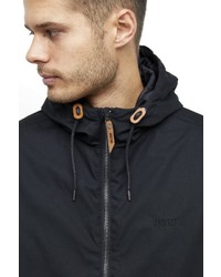 schwarze Windjacke von Mazine