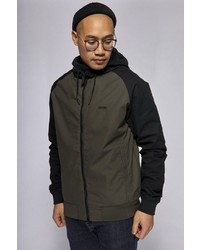 schwarze Windjacke von Mazine