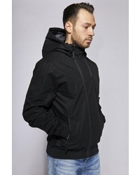 schwarze Windjacke von Mazine