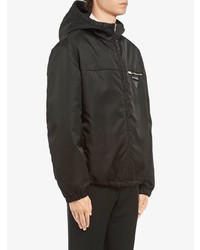 schwarze Windjacke von Prada