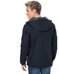 schwarze Windjacke von Solid