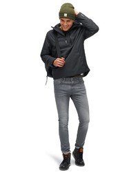 schwarze Windjacke von Tom Tailor Denim