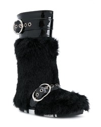 schwarze Winterschuhe von Miu Miu