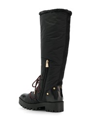 schwarze Winterschuhe von Emporio Armani