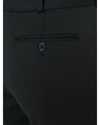 schwarze Wollanzughose von Saint Laurent