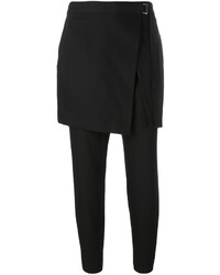 schwarze Wollanzughose von DKNY