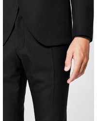 schwarze Wollanzughose von Selected Homme