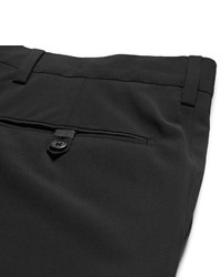 schwarze Wollanzughose von Prada
