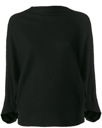 schwarze Wollbluse von Chalayan