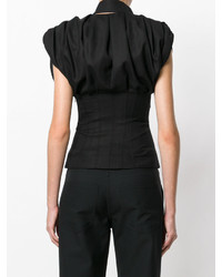 schwarze Wollbluse von Jacquemus