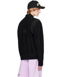 schwarze Wollbomberjacke von Givenchy