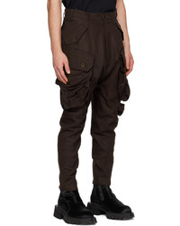 schwarze Wollcargohose von Julius