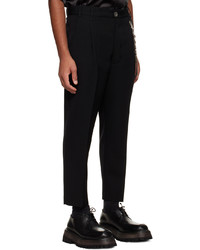 schwarze Wollchinohose von Song For The Mute