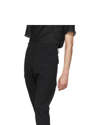 schwarze Wollchinohose von Deepti