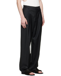 schwarze Wollchinohose von Maiden Name