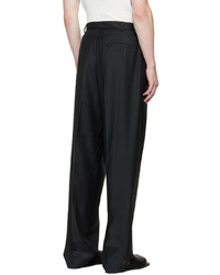 schwarze Wollchinohose von Maiden Name