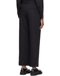 schwarze Wollchinohose von Rito Structure