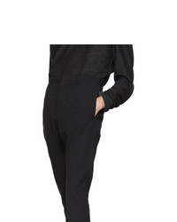 schwarze Wollchinohose von Deepti