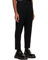 schwarze Wollchinohose von Song For The Mute