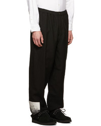 schwarze Wollchinohose von Undercover