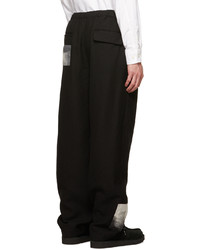 schwarze Wollchinohose von Undercover