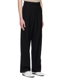 schwarze Wollchinohose von Dries Van Noten