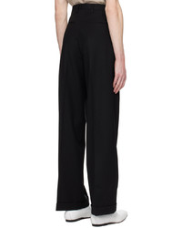 schwarze Wollchinohose von Dries Van Noten