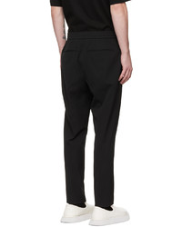 schwarze Wollchinohose von Solid Homme