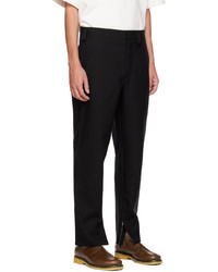 schwarze Wollchinohose von Jil Sander