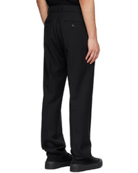 schwarze Wollchinohose von Helmut Lang