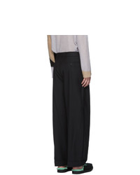 schwarze Wollchinohose von Eckhaus Latta