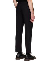 schwarze Wollchinohose von Solid Homme