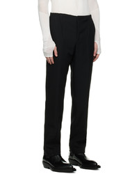 schwarze Wollchinohose von Dion Lee