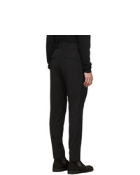 schwarze Wollchinohose von Isabel Benenato