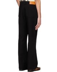 schwarze Wollchinohose von Second/Layer