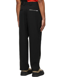 schwarze Wollchinohose von Jil Sander