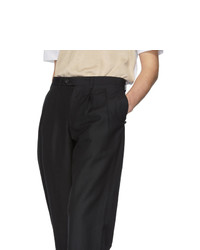 schwarze Wollchinohose von Junya Watanabe