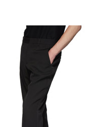 schwarze Wollchinohose von Burberry