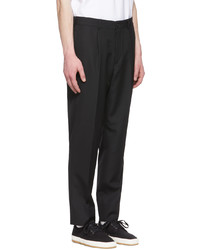 schwarze Wollchinohose von Comme des Garcons Homme