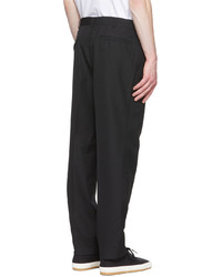 schwarze Wollchinohose von Comme des Garcons Homme