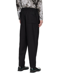 schwarze Wollchinohose von Comme Des Garcons SHIRT