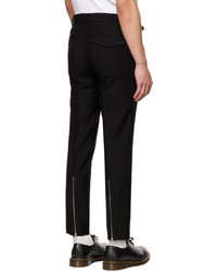 schwarze Wollchinohose von Undercover