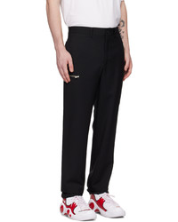 schwarze Wollchinohose von Undercover