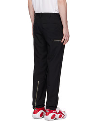 schwarze Wollchinohose von Undercover