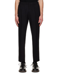 schwarze Wollchinohose von Solid Homme