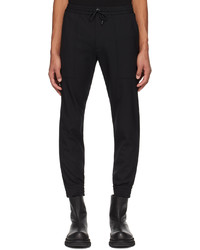 schwarze Wollchinohose von Solid Homme