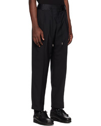 schwarze Wollchinohose von Sacai